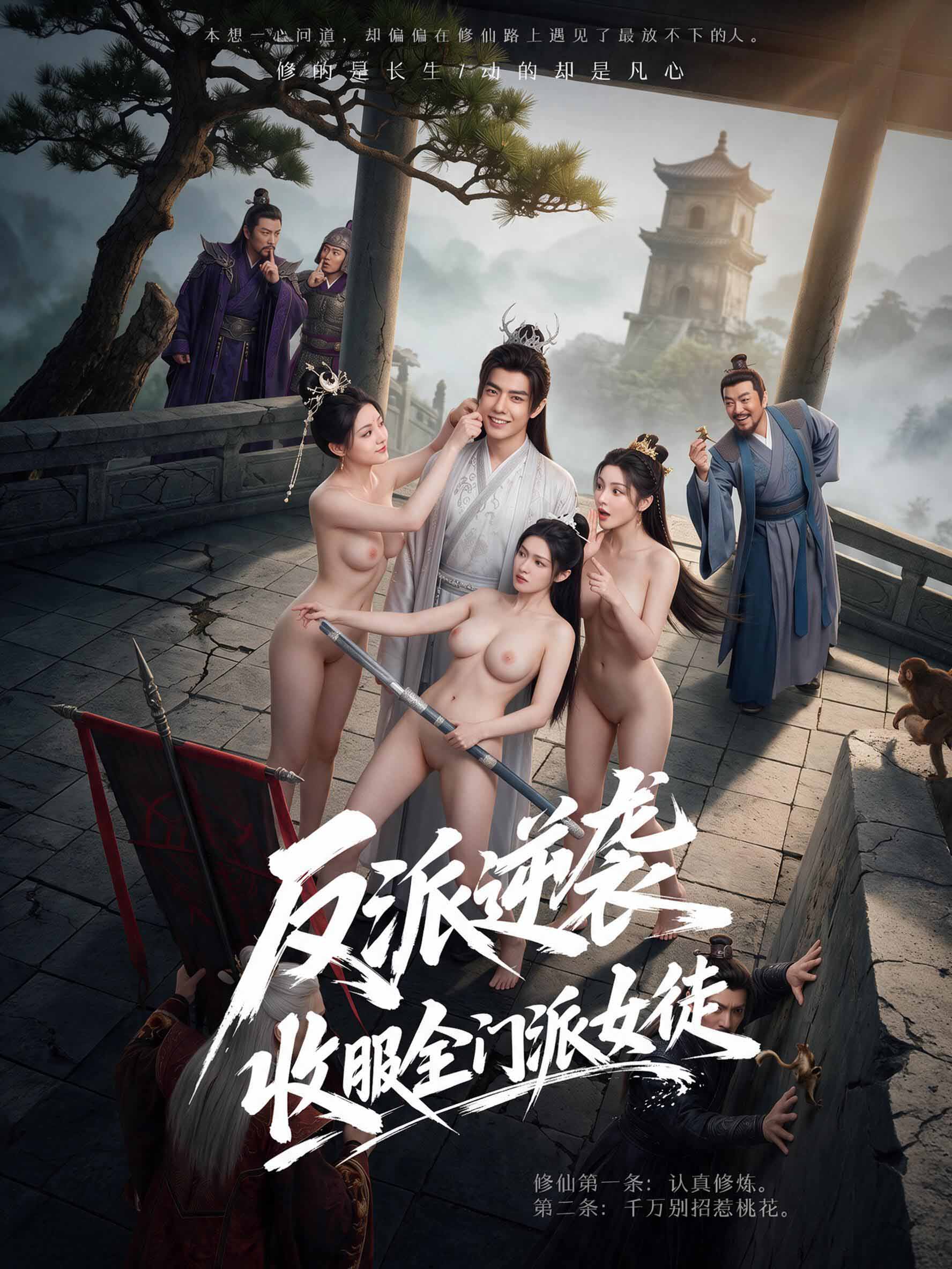 反派逆袭 收服全门派女徒 全9集